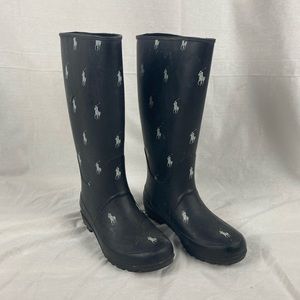 Polo Rainboots with White Logo